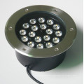 Customized stainless ip67 underground lamp led light 18W aluminum projecting colorful